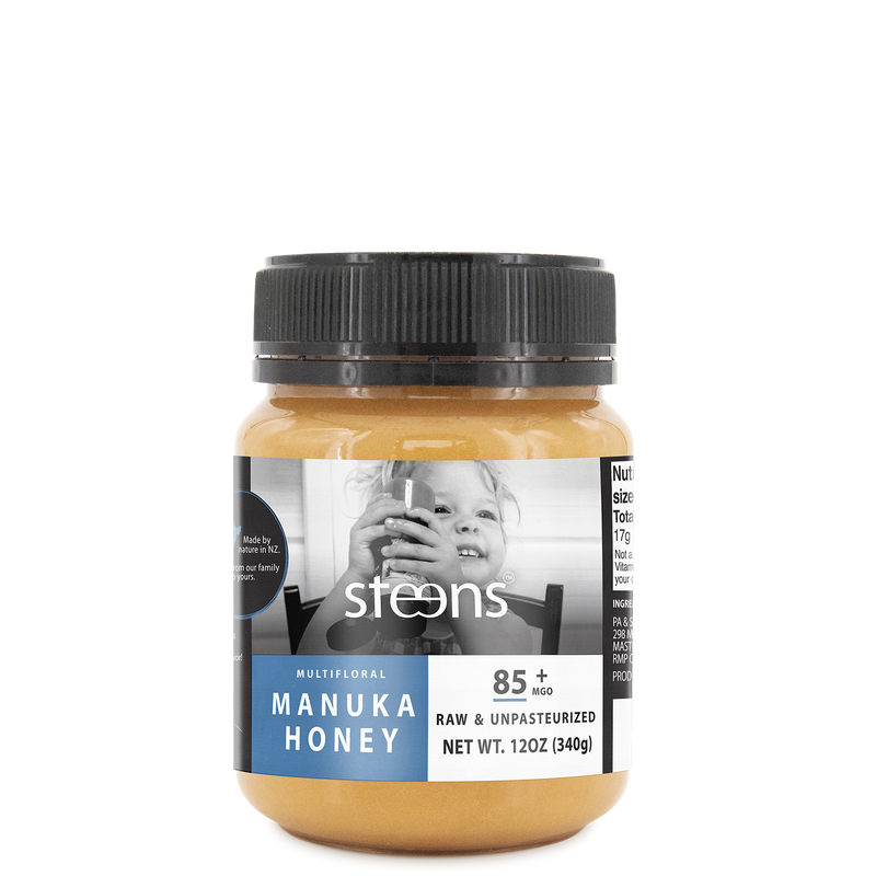 MGO 85 Raw Multifloral Manuka Honey 340g