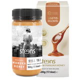 UMF 15+ (MGO 515) Raw Mānuka Honey 500g - Boxed