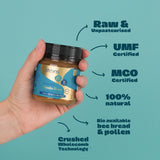 UMF 24+ (MGO 830) Raw Mānuka Honey 225g