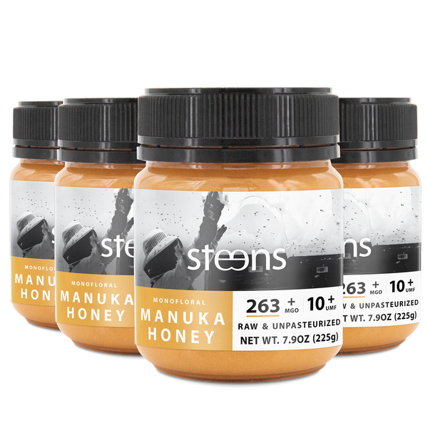 MULTIPACK UMF 10+ (MGO 263) Raw Mānuka Honey 225g - 4 pack
