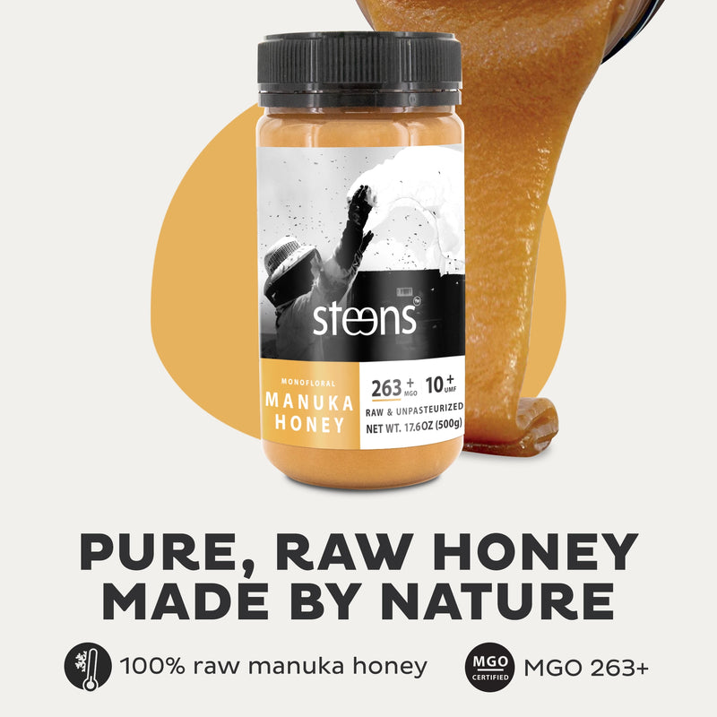 UMF 10+ (MGO 263) Raw Manuka Honey 500G