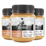 MULTIPACK UMF 15+ (MGO 515) Raw Mānuka Honey 340g - 3 Pack