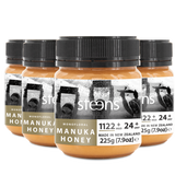 MULTIPACK UMF 24+ (MGO 1122) Raw Mānuka Honey 225g - 4 pack