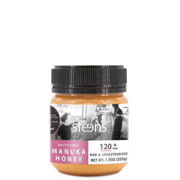 MGO 120+ Raw Multifloral Manuka Honey 225g
